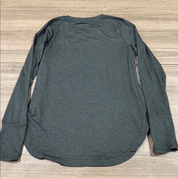 🩶 Athleta Uptempo Long Sleeve Top – Black Heather – Size Small EUC - Picture 5 of 14